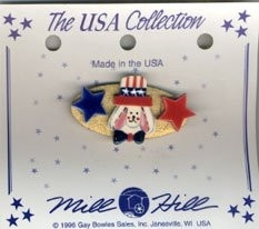 Uncle Sam & Stars Pin / MHUSA9