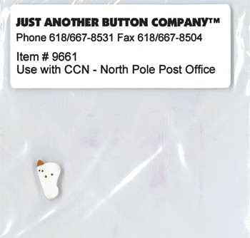 Santa's Village 3-North Pole Button (9661.G) / 13-1114.