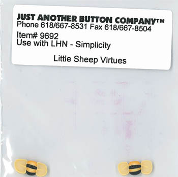 Little Sheep Virtues 6-Simplicity Button Pk (9692.G) / 13-1950.