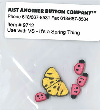 It's A Spring Thing Button Pk(9712) / 13-1422.