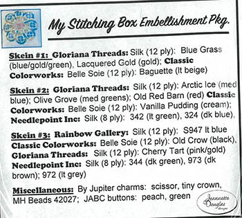 My Stitching Box Emb Pack / 23-1110.