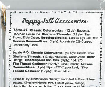 Happy Fall Accessories Emb Pk / 14-2105.