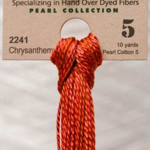 Chrysanthemum - Pearl Cotton / W5-086.