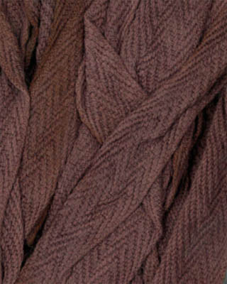 Cocoa Bean 1/2" Twill Tape (3y / CCR-033.