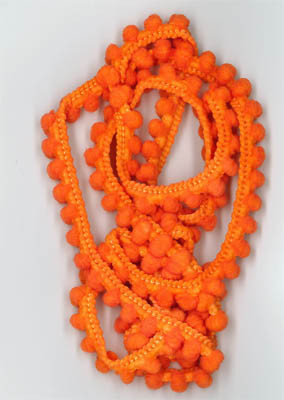 Fra-Orange Pom Pom (1yd) / D-068.