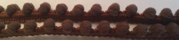 Old Copper Penny Mini Pom Pom(1yd) / D-141.