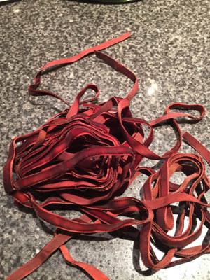 Poison Apple 1/4" Velvet Ribbon (3 yards) / D-103.