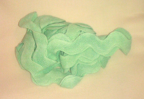 Sea Foam Rick Rack 1" (3yds) / D-016.