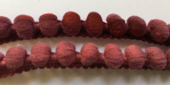 Sweeney Red Large Pom Pom (2yd) / D-132.