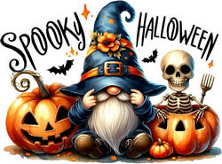 Spooky Halloween Magnet / 24-2441.