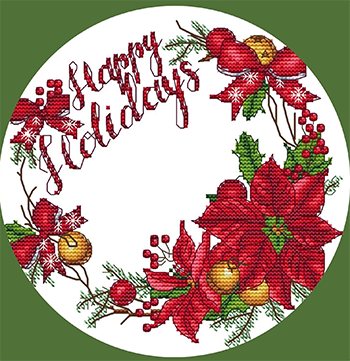 Christmas Wreath Magnet / 23-3338.