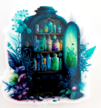 Apothecary Cabinet Magnet / 23-2094.