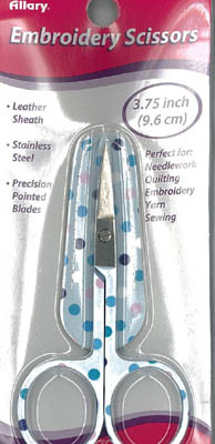 Embroidery Blue Dot Scissors3.75" (Item 120) / 20-1585.