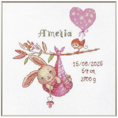 Girl Birth Sampler / RLA1029