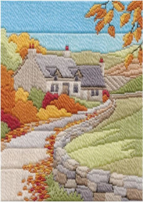 Autumn Cottage - Long Stitch Seasons by 
 Rose Swalwell / BTDW14MLS11