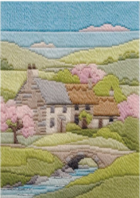 Spring Cottage - Long Stitch Seasons by 
 Rose Swalwell / BTDW14MLS9