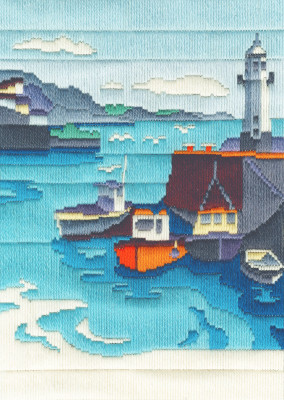 Fishermen's Rest 
 Inspired by original artwork "Mevagissey" 
 by Becky Bettesworth / BTLSBET2