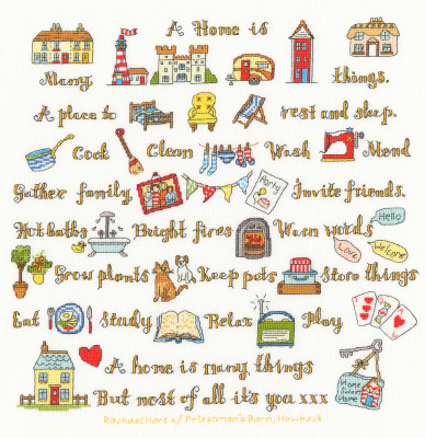 A Home Is Many Things - Samplers by Amanda Loverseed / BTXAL9