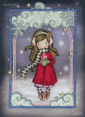 Snowflake Kisses - 
 Gorjuss Collection 
 by Santoro London / BTXG45