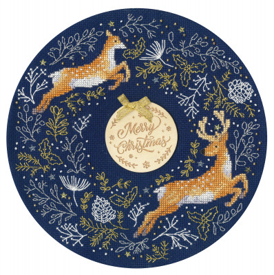 Woodland Wreath 
 Christmas 
 by Jane Sunner / BTXJS1