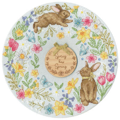 Spring Wreath - Jane Sunner Wreaths 
 Original artwork by Jane Sunner / BTXJS4