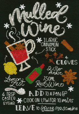 Mulled Wine - Chalkboard Recipes Range 
 by Letters by Julia / BTXLJ2