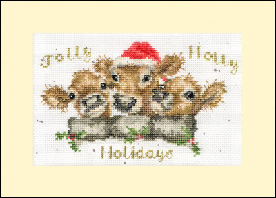Jolly Holly - Christmas Cards 
 by Hannah Dale / BTXMAS75