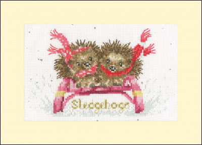 Sledgehogs - Christmas Cards 
 by Hannah Dale / BTXMAS76