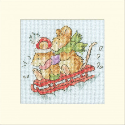 Hold Tight - 
 Christmas Cards - 
 by Margaret Sherry / BTXMAS80