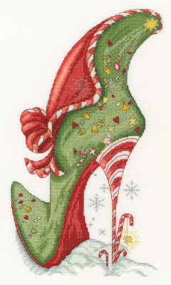 Candy Canes - Shoe Art 
 by Sally King / BTXSK21