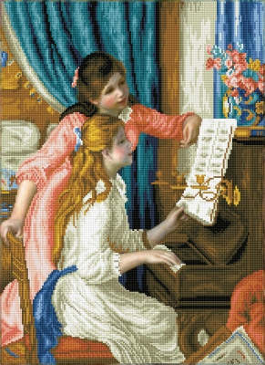 Girls at the Piano (Renoir) / NADD1234