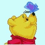 Winnie The Pooh with Butterfly / NADD614