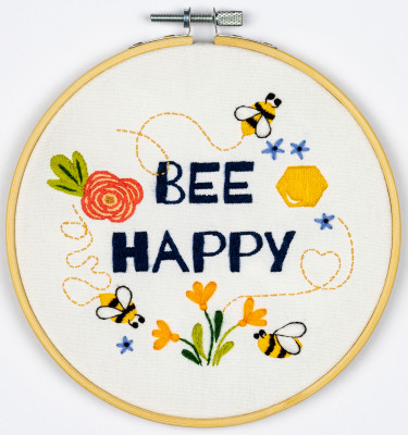 Bee Happy - Embroidery / DSB38