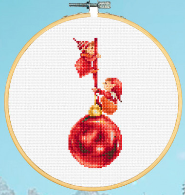 Christmas Elves 2 Ornament / DSB43E