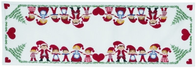 Elfs with Hearts 
 Table Runner / 77024248 WI