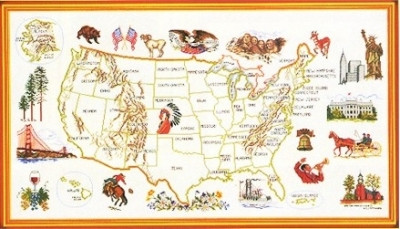 USA Map / 7712606 WI