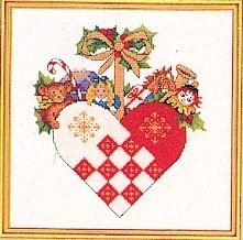 Christmas Heart Ornament / 7712868 WI