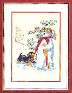Dog & Snowman / 7712997 WI