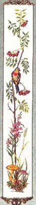Birds & Berries Bellpull / 7713265 WI