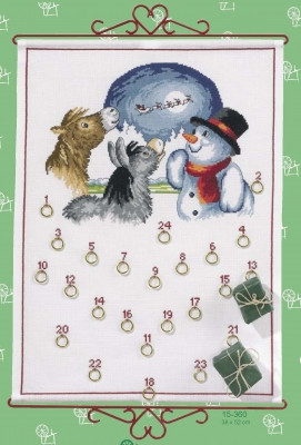 Snowman/Animals Advent Calendar / 7715360 WI