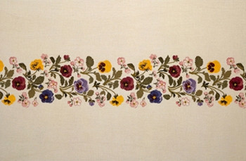 Pansy/Apple Blossom Table Cloth / 77924293 WI