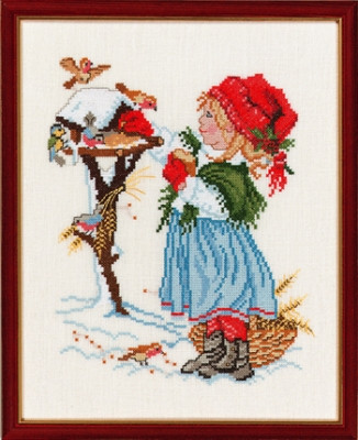 Girl with Birdhouse / 7794232 WI