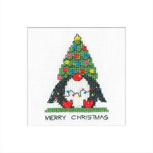 Penguin-Tree Hat - Greeting Cards (pack of 3) 
 by Kirsten Roche / HCK1781A