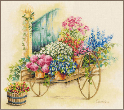 Flower Cart - by Coraline Backer / PN216157