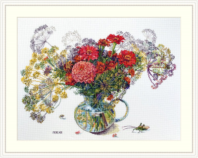 Zinnia and Dill / MK210B