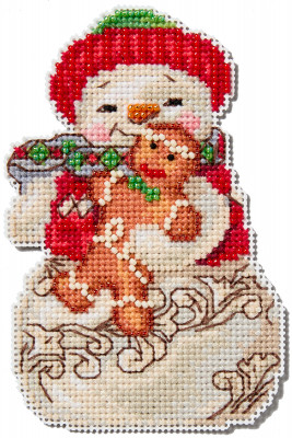 Snowman with Gingerbread by Jim Shore (2024) / JS202415