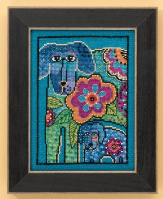 Petunia & Rose (2016) - 
 Dogs Collection (Linen) / LB301616
