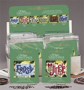Kit Display - Winter Greetings Charmed Ornament Kits 2008 / MH168300