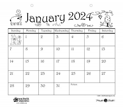 2024 Mill Hill Calendar / MHC2024