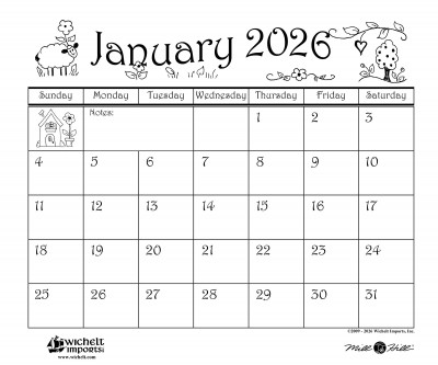 2026 Mill Hill Calendar / MHC2026